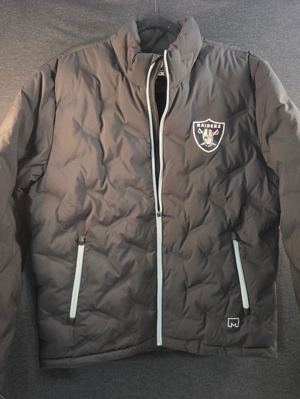 Raiders Black Puffer Jacket
